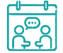 Leaders and teams icon