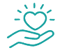 Compassionate leadership icon